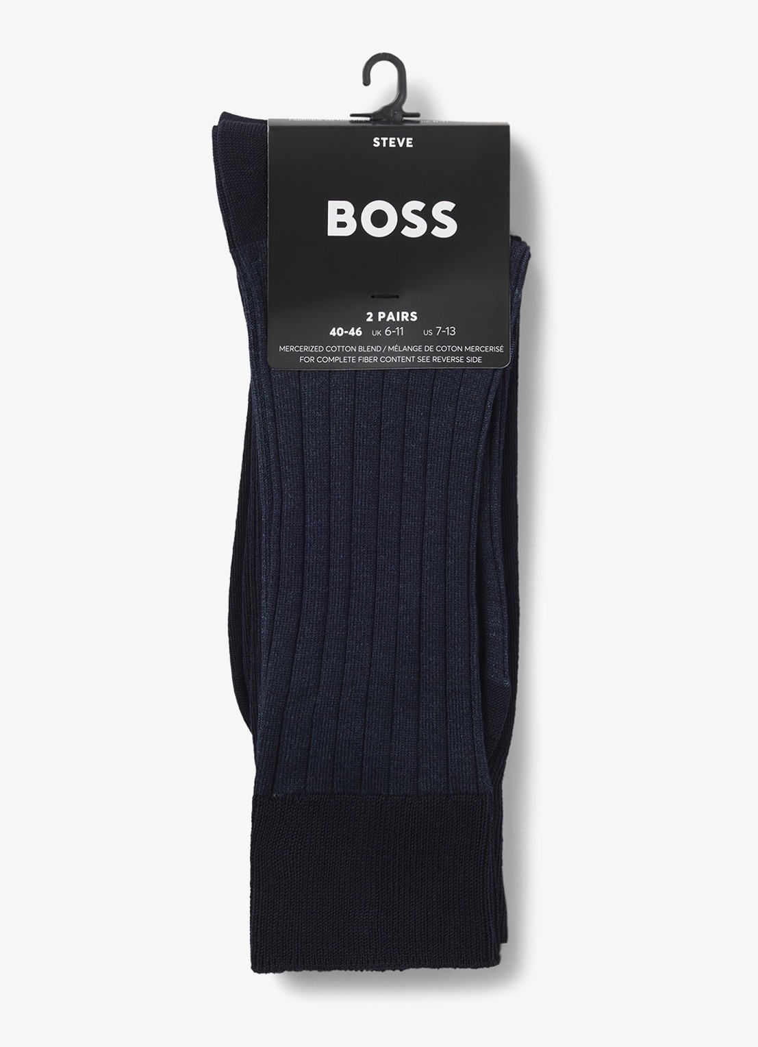 BOSS Sokken met logo in 2-pack - detail 2 dark blue-401 / blauw