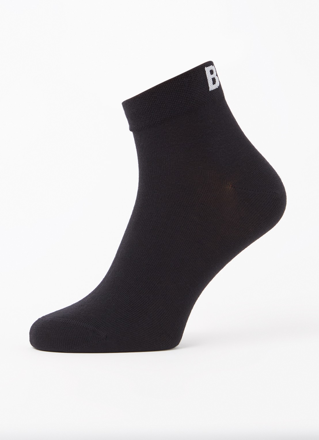 BOSS Sokken met logo in 2-pack - detail black-001 / zwart