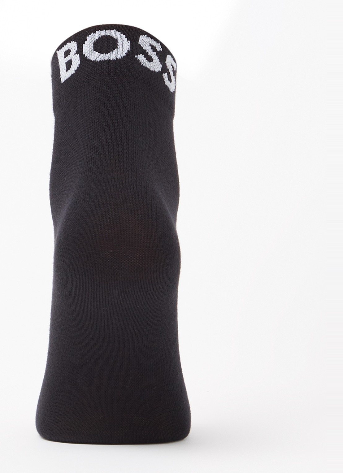 BOSS Sokken met logo in 2-pack - voorkant 3 black-001 / zwart