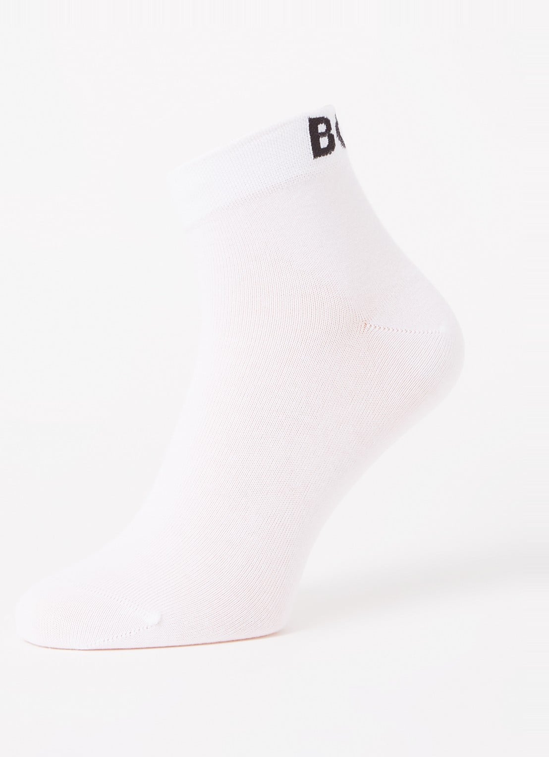 BOSS Sokken met logo in 2-pack - detail white-100 / wit
