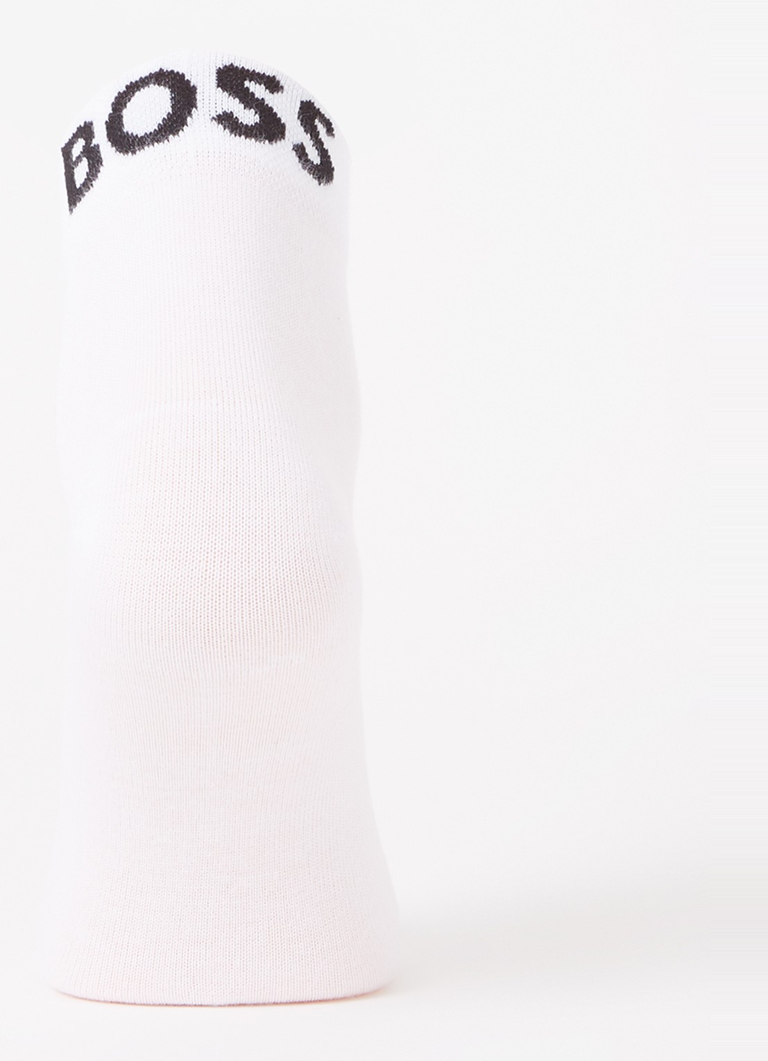 BOSS Sokken met logo in 2-pack - voorkant 3 white-100 / wit