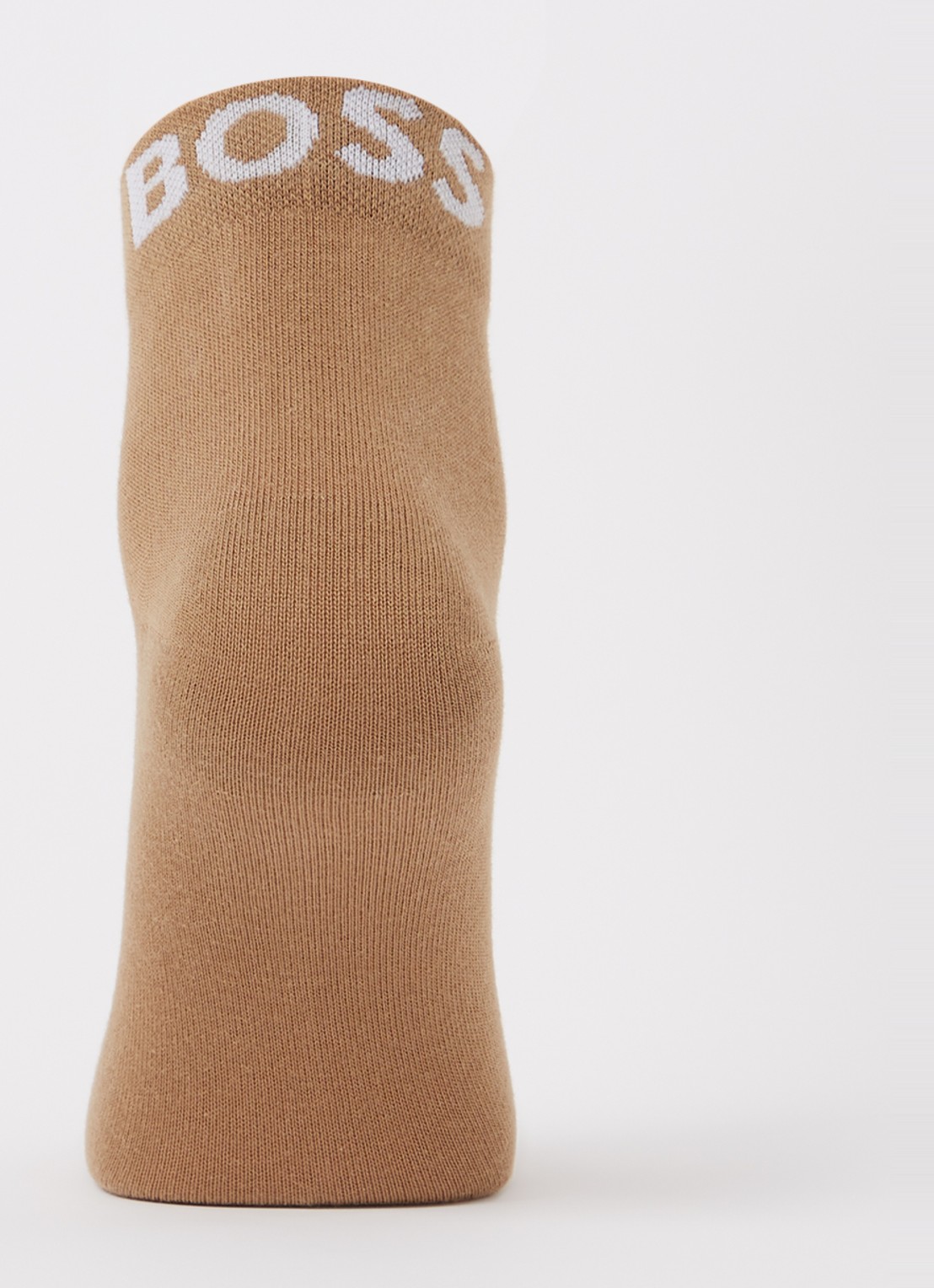 BOSS Sokken met logo in 2-pack - voorkant 2 medium beige-260 / beige