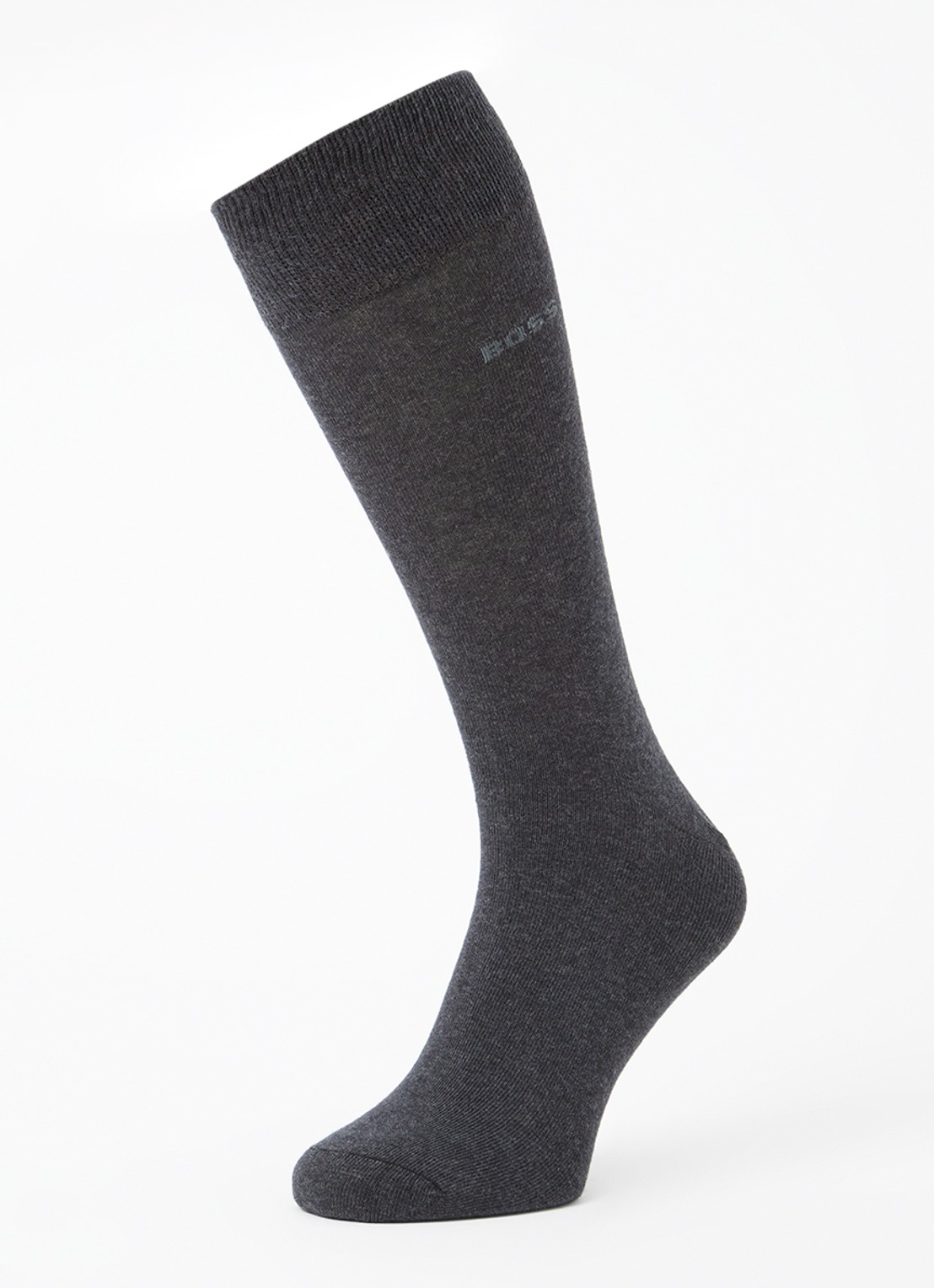 BOSS Sokken met logo in 3-pack - detail 3 antraciet