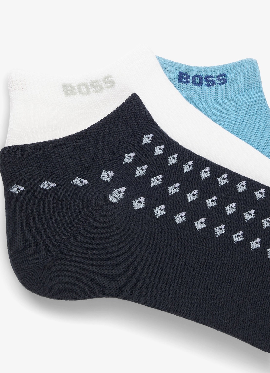 BOSS Sokken met logo in 3-pack - detail 3 multicolor