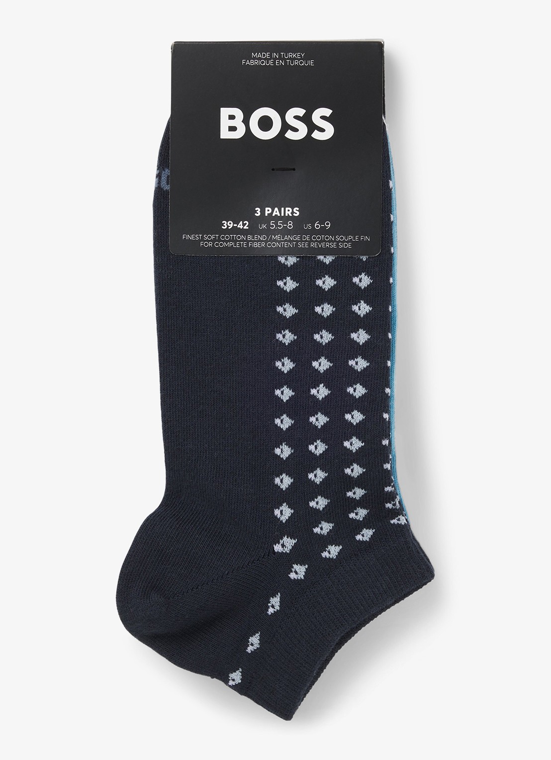 BOSS Sokken met logo in 3-pack - voorkant 2 multicolor