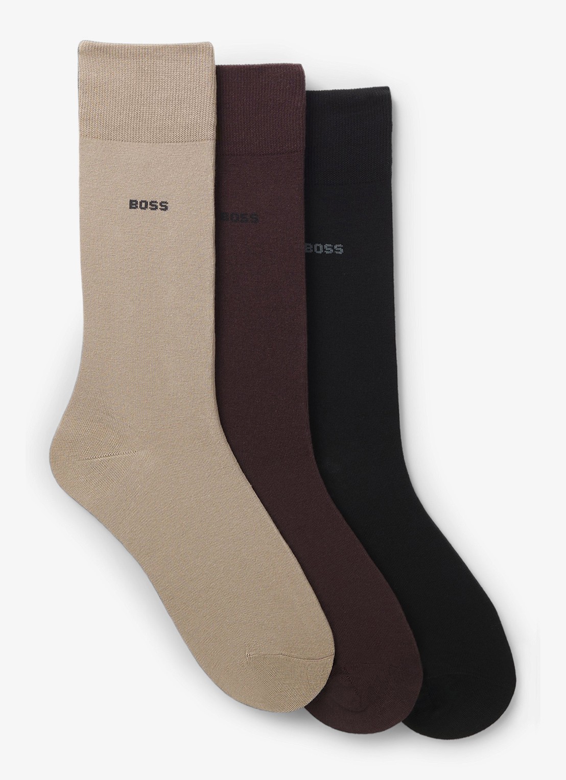 BOSS Sokken met logo in 3-pack - voorkant 3 open miscellaneous-972