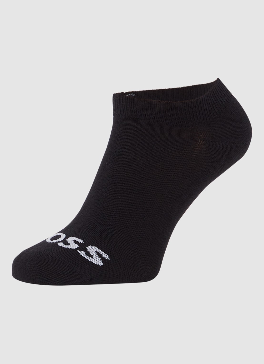 BOSS Sokken met logo in 3-pack - detail zwart