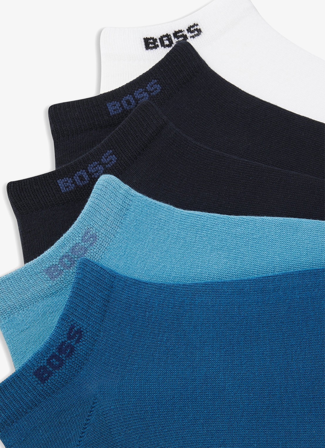 BOSS Sokken met logo in 5-pack - detail 3 bright blue-439 / blauw