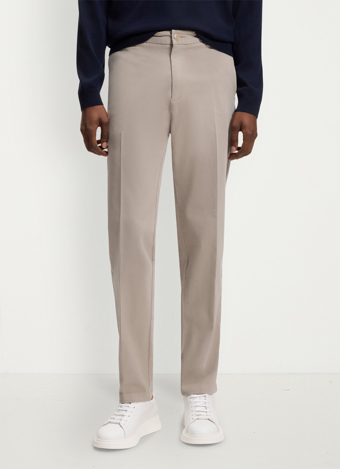 BOSS Straight fit chino met stretch - detail 6 beige