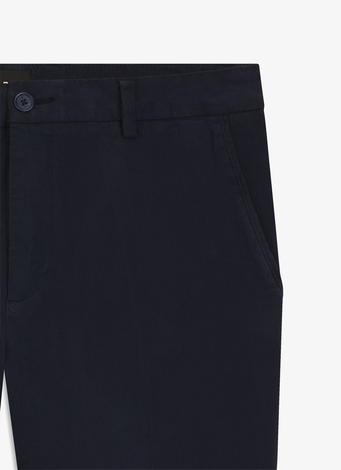 BOSS Straight fit chino met stretch - detail 3 dark blue-404 / blauw