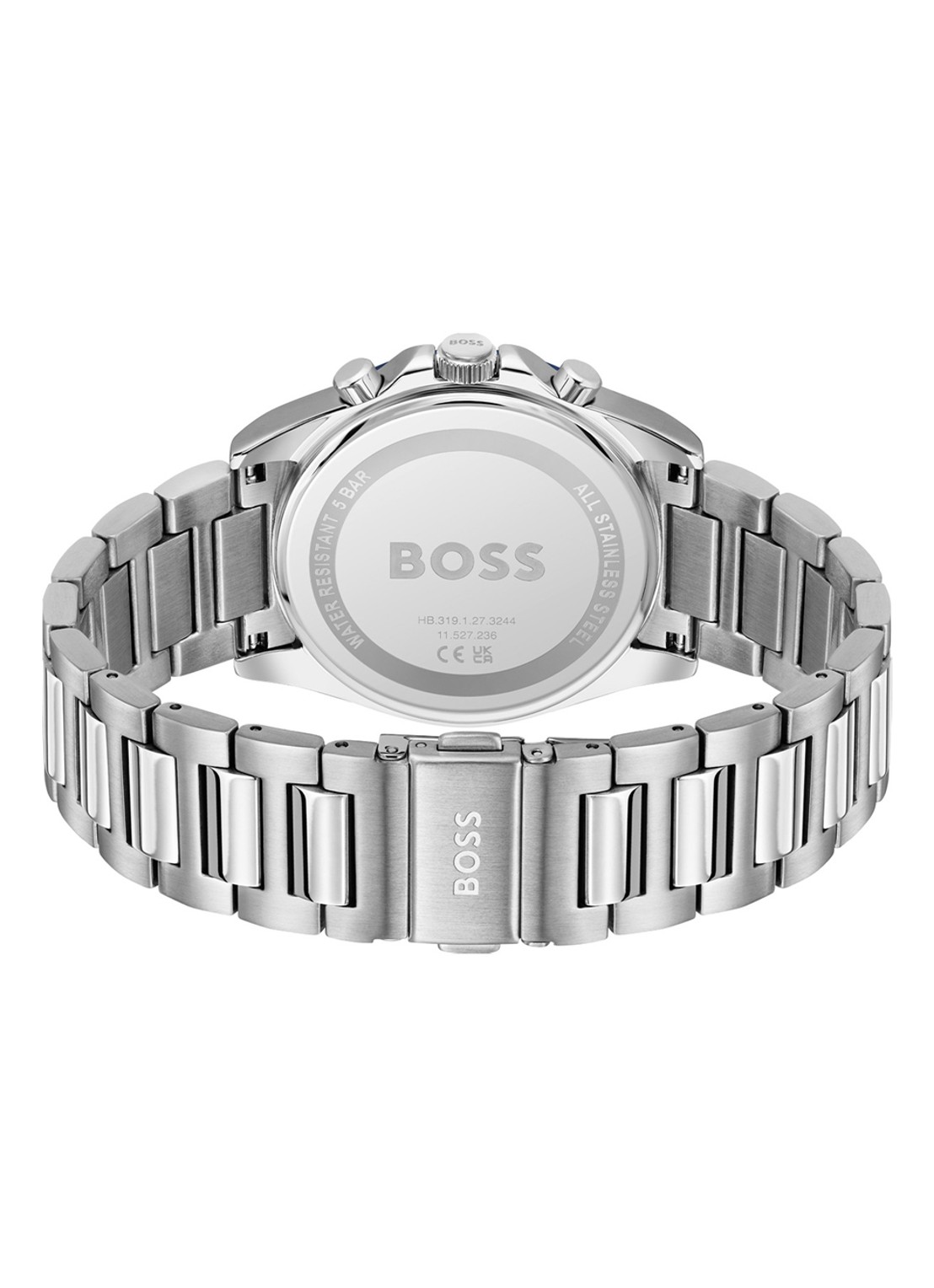 BOSS Strike Chrono horloge HB1514240  - detail 4 zilver