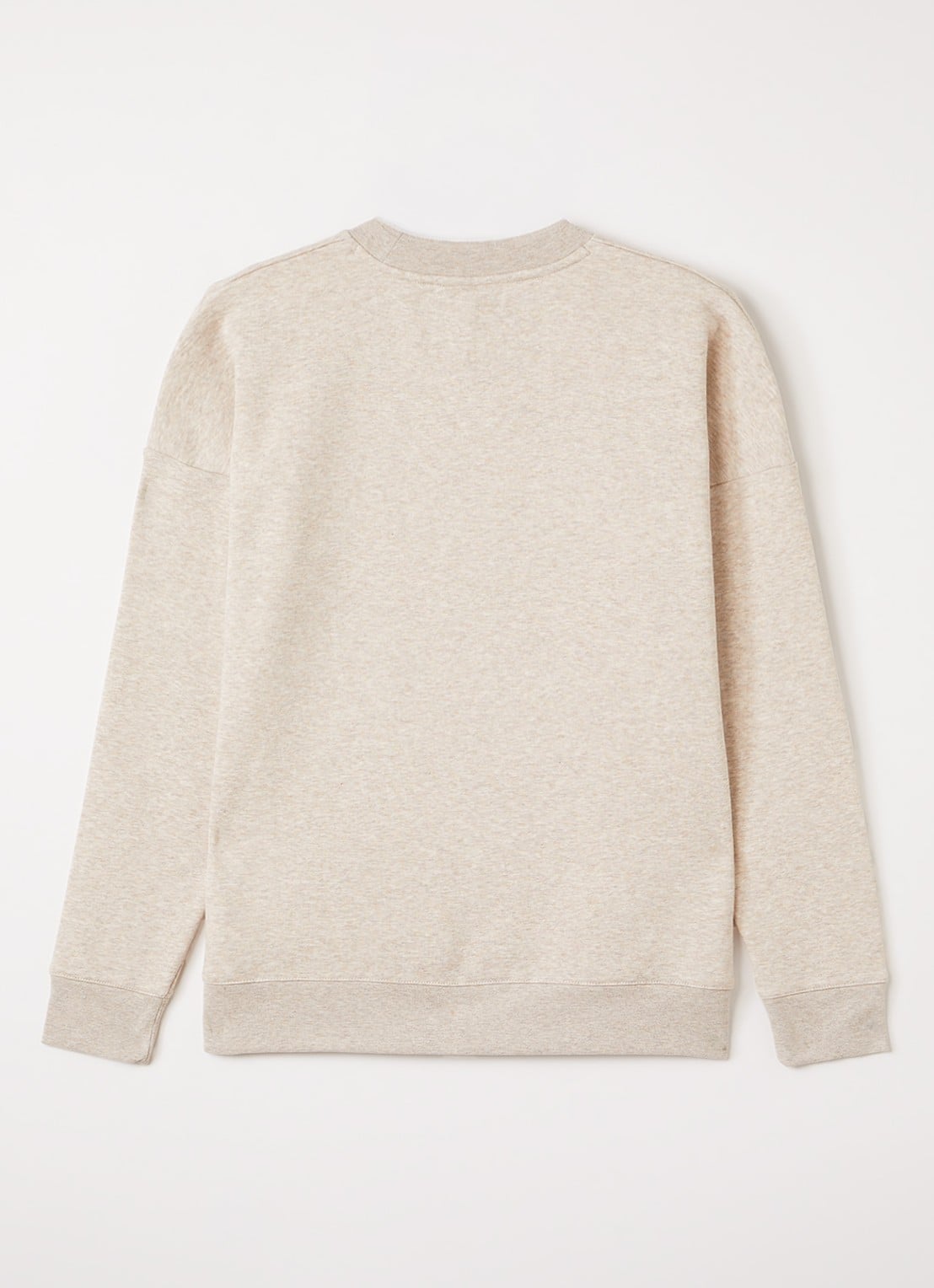 BOSS Sweater met logo - voorkant 2 beige