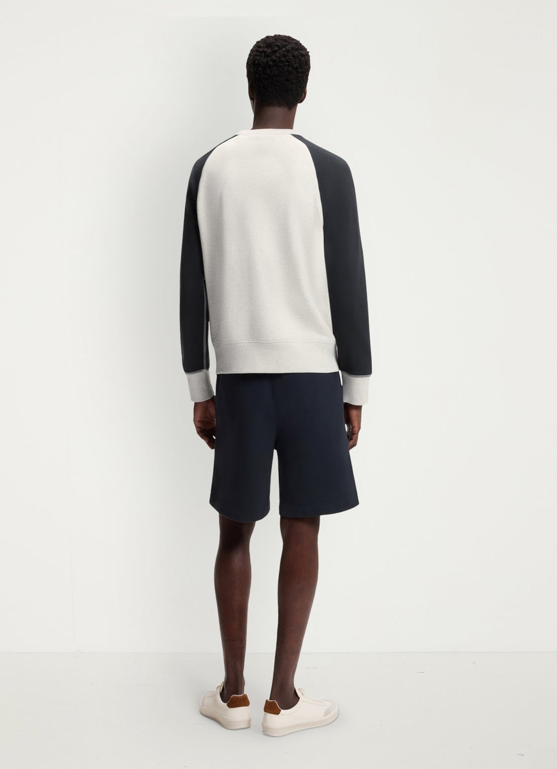 BOSS Sweater met ronde hals  - achterkant 5 dark blue-409 / blauw
