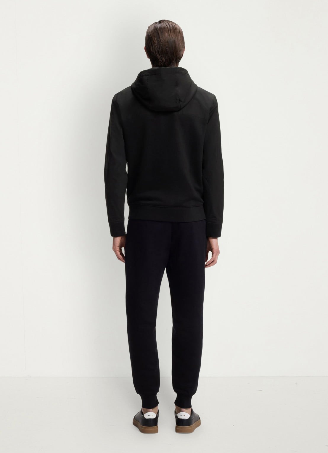 BOSS Sweatvest met capuchon - achterkant 5 zwart