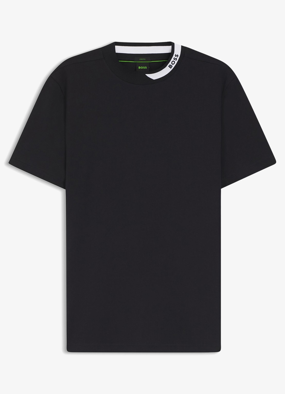 BOSS T-shirt met logo - voorkant 2 donkerblauw