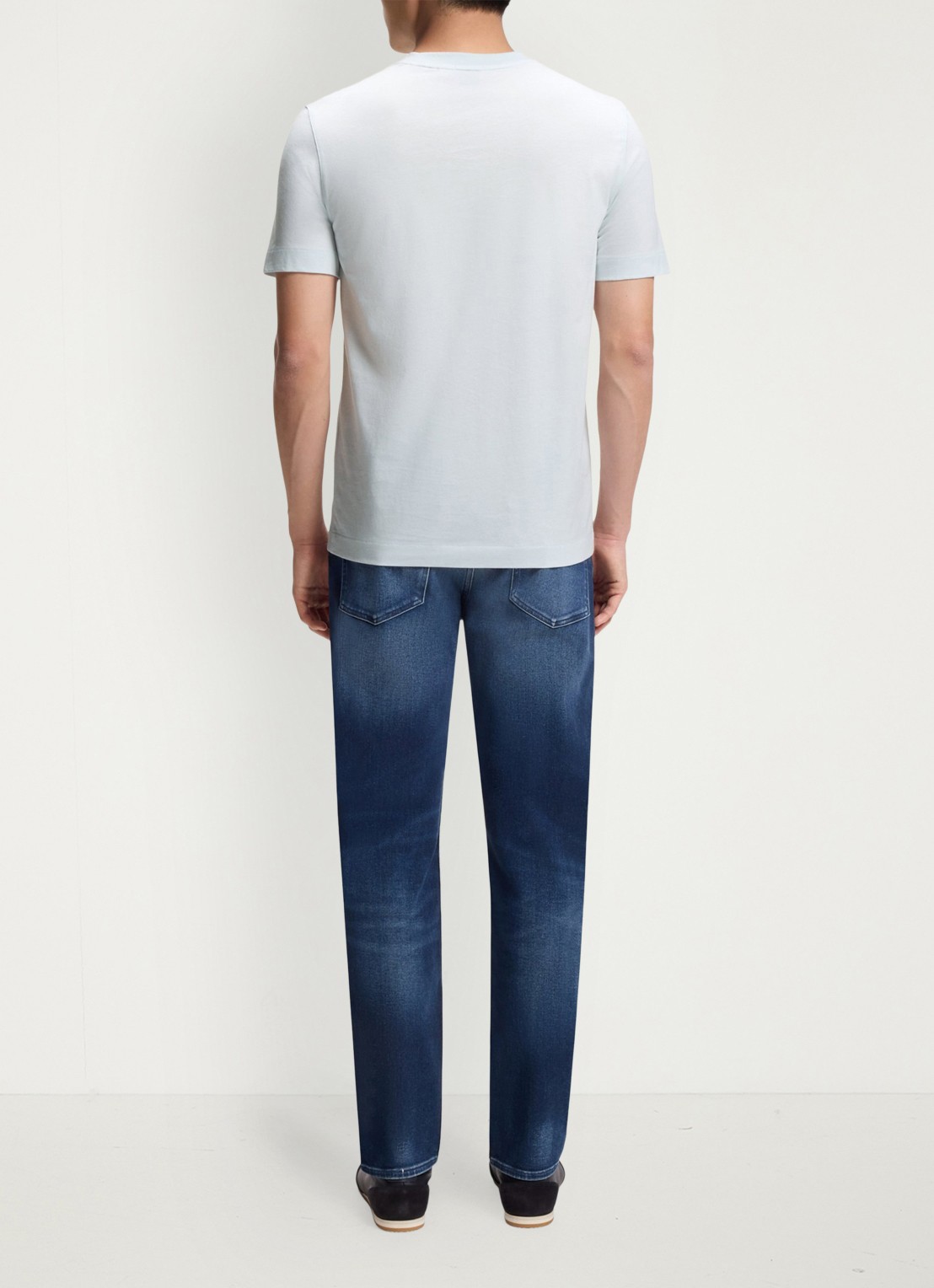 BOSS T-shirt met logo - achterkant 5 lichtblauw