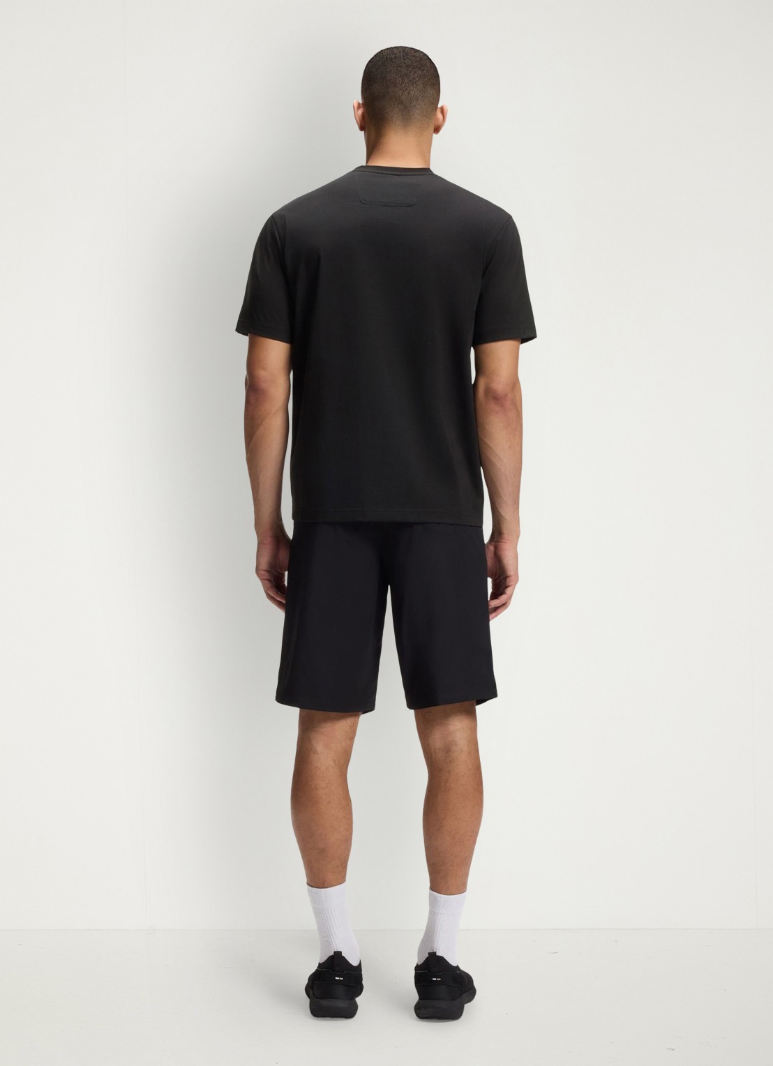 BOSS T-shirt met logoprint - achterkant 5 black-001 / zwart