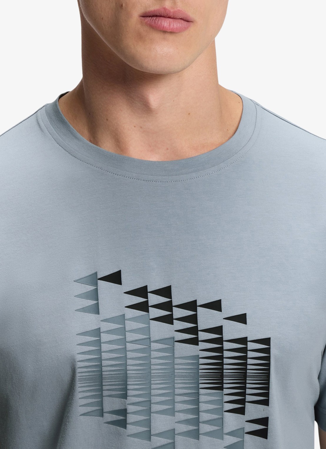 BOSS T-shirt met logoprint - detail 5 dark grey-026