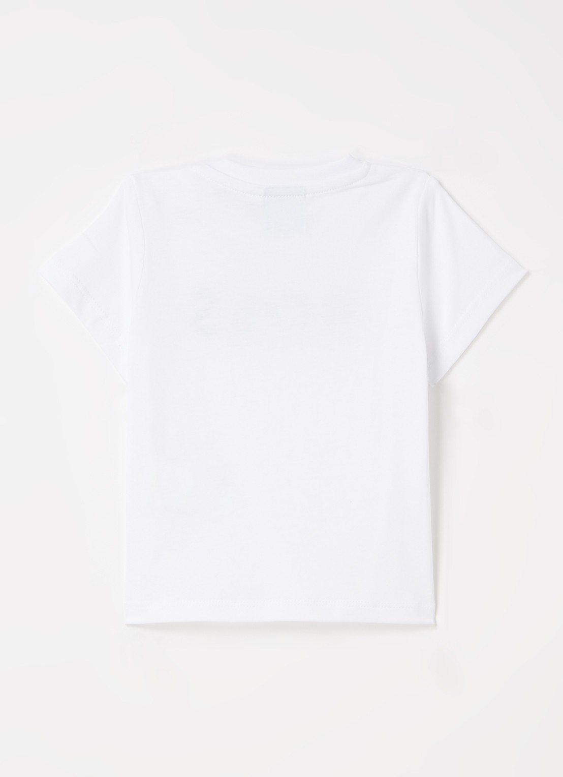 BOSS T-shirt met logoprint - voorkant 2 wit