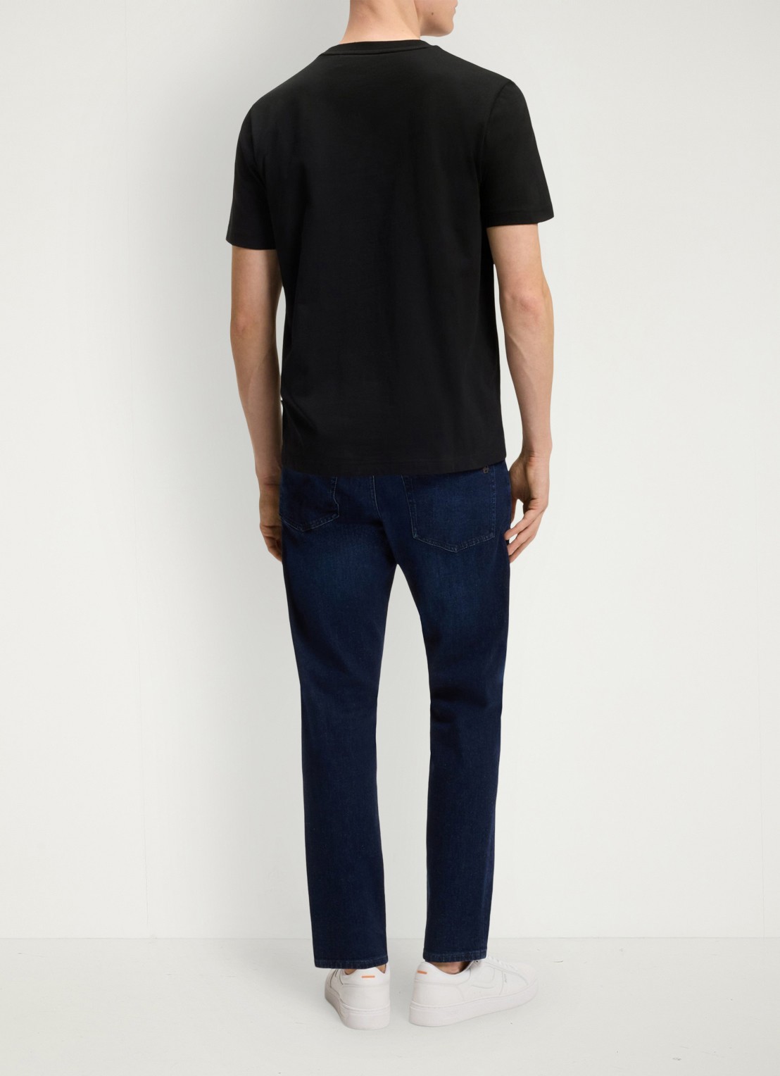 BOSS T-shirt met print  - achterkant 5 black-001 / zwart