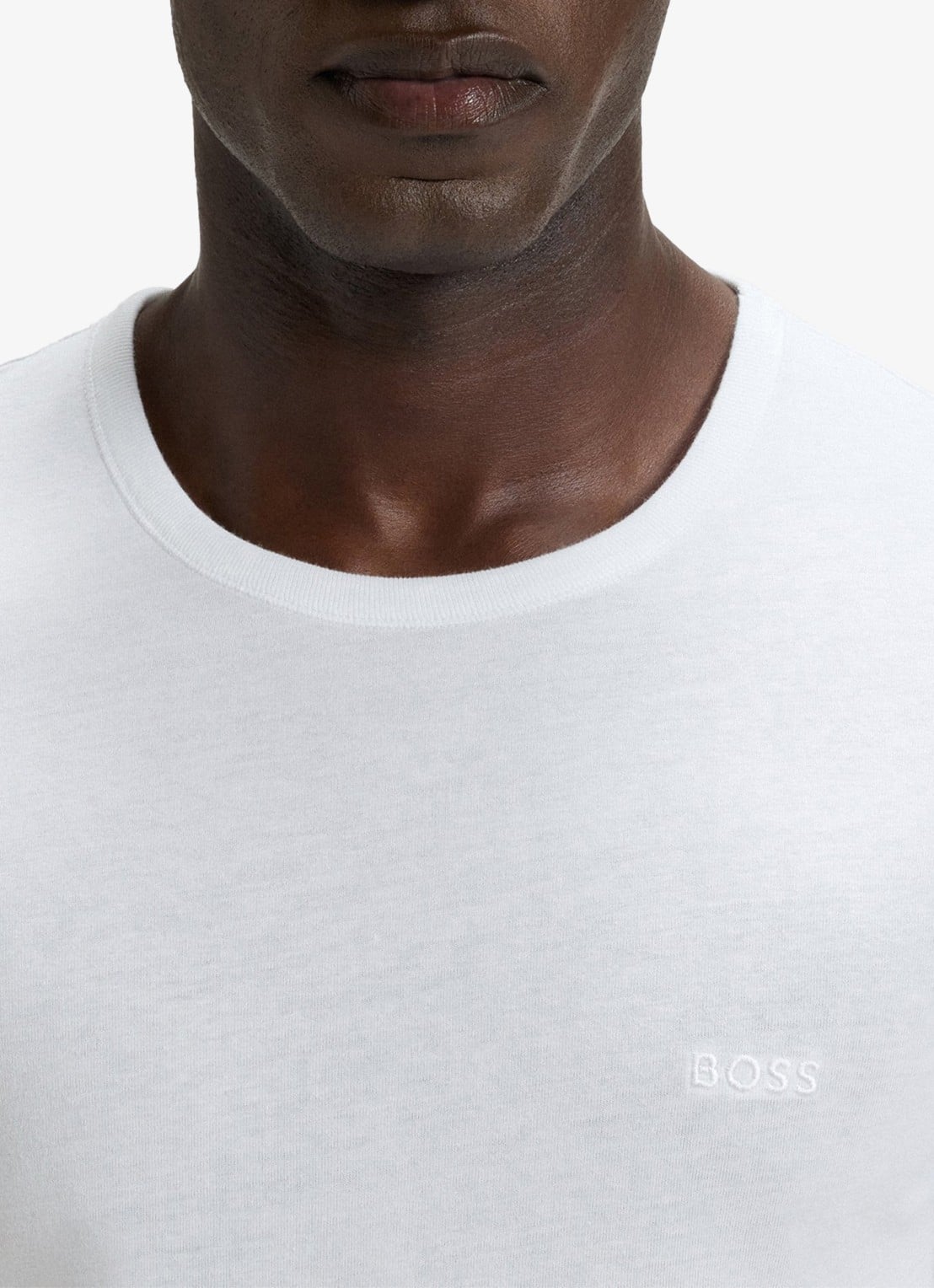 BOSS T-shirt met ronde hals in 3-pack - detail 3 wit