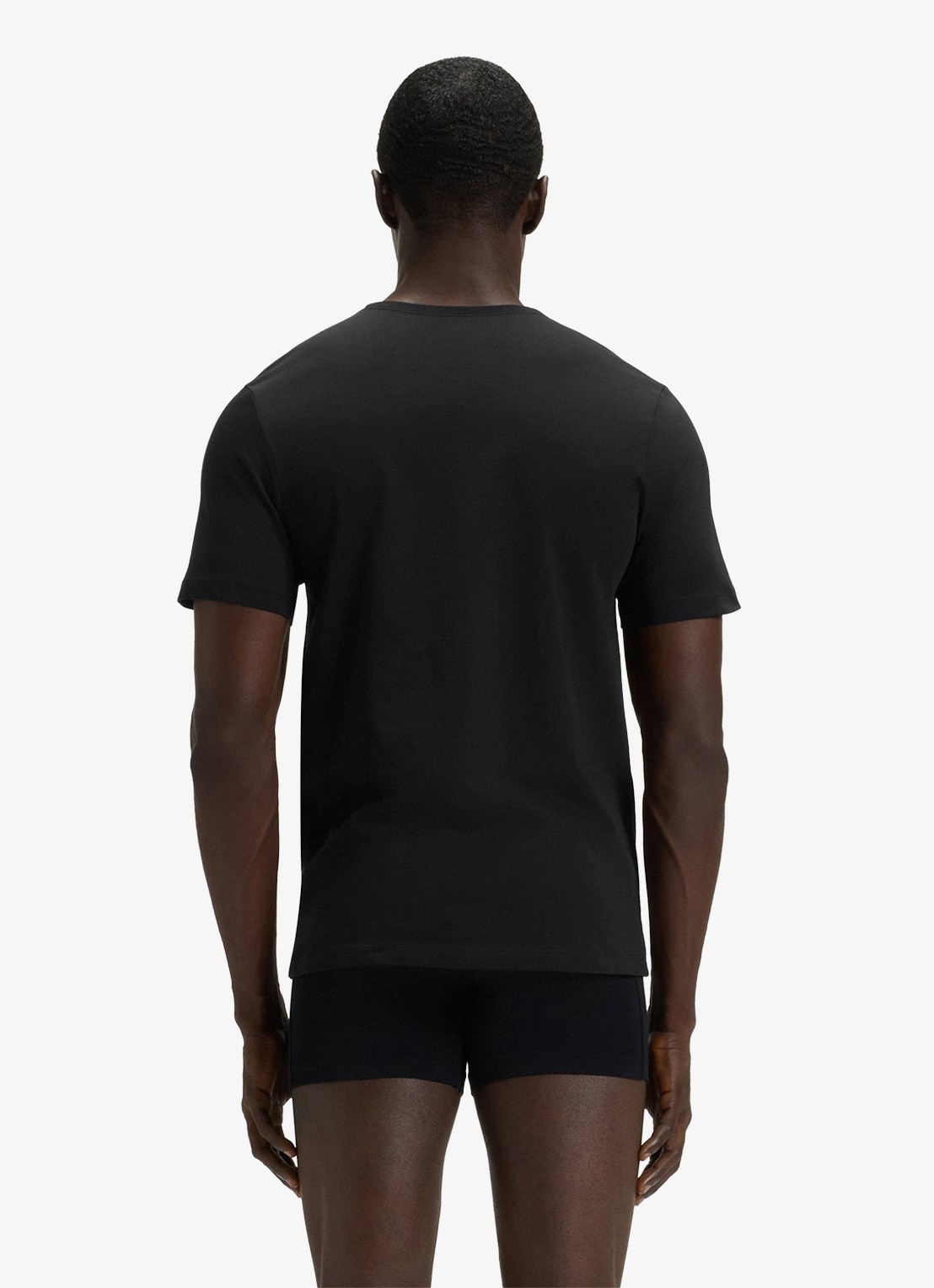 BOSS T-shirt met ronde hals in 3-pack - achterkant 4 donkergrijs