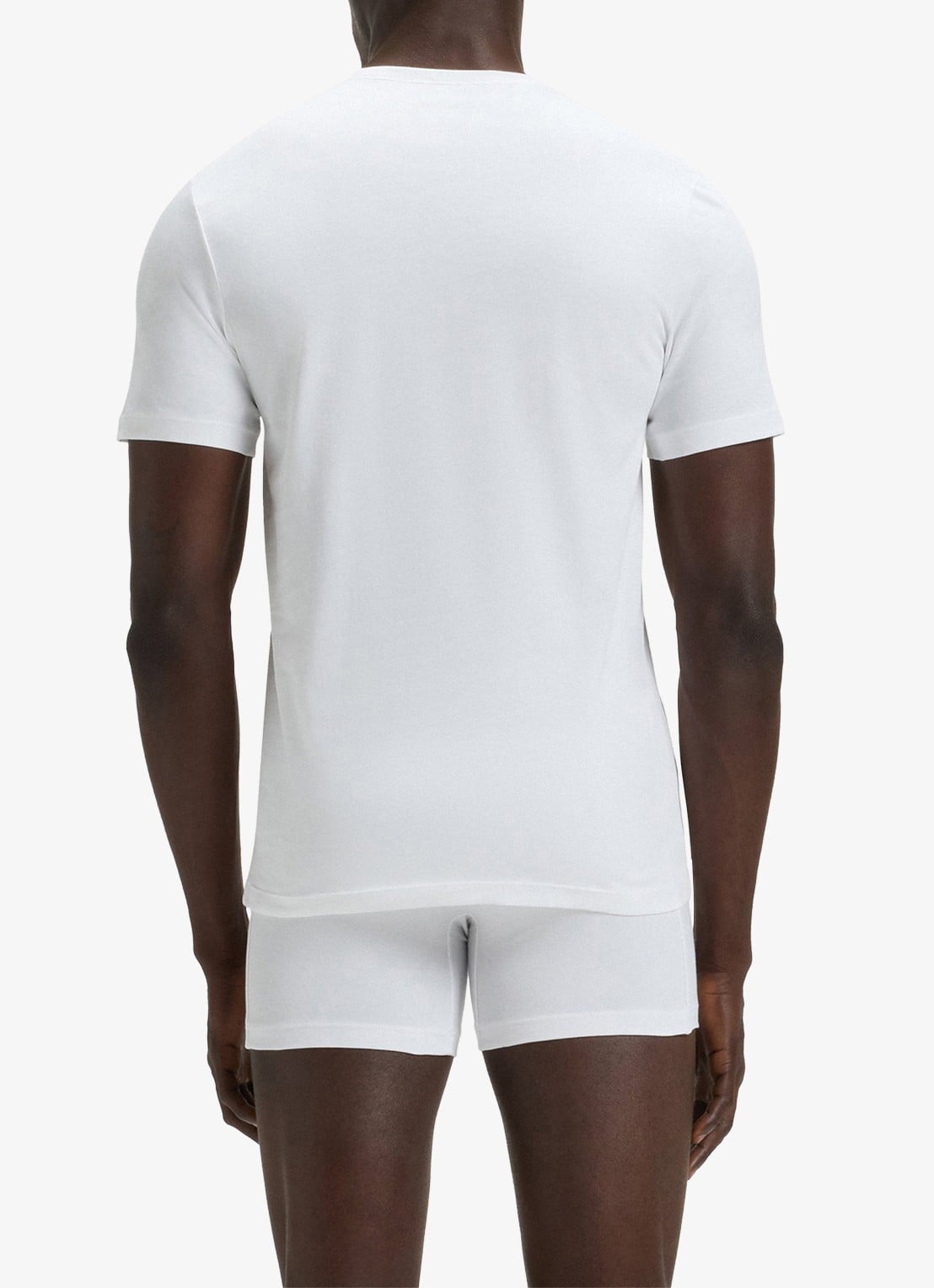 BOSS T-shirt met ronde hals in 3-pack - achterkant 2 donkerblauw