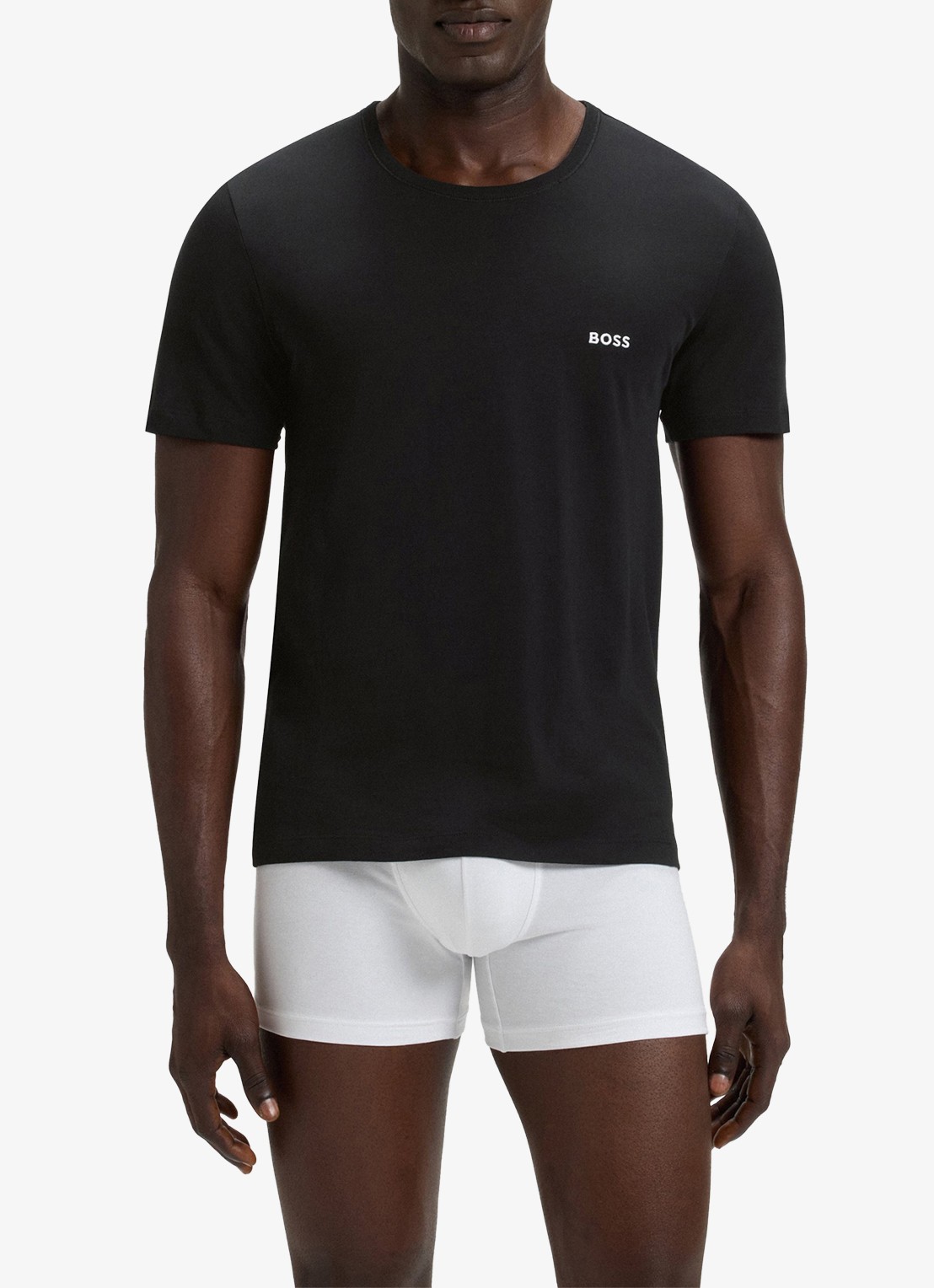BOSS T-shirt met ronde hals in 3-pack - detail 4 donkerblauw