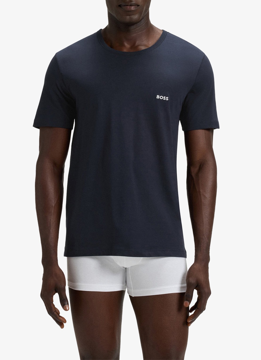 BOSS T-shirt met ronde hals in 3-pack - detail 5 donkerblauw