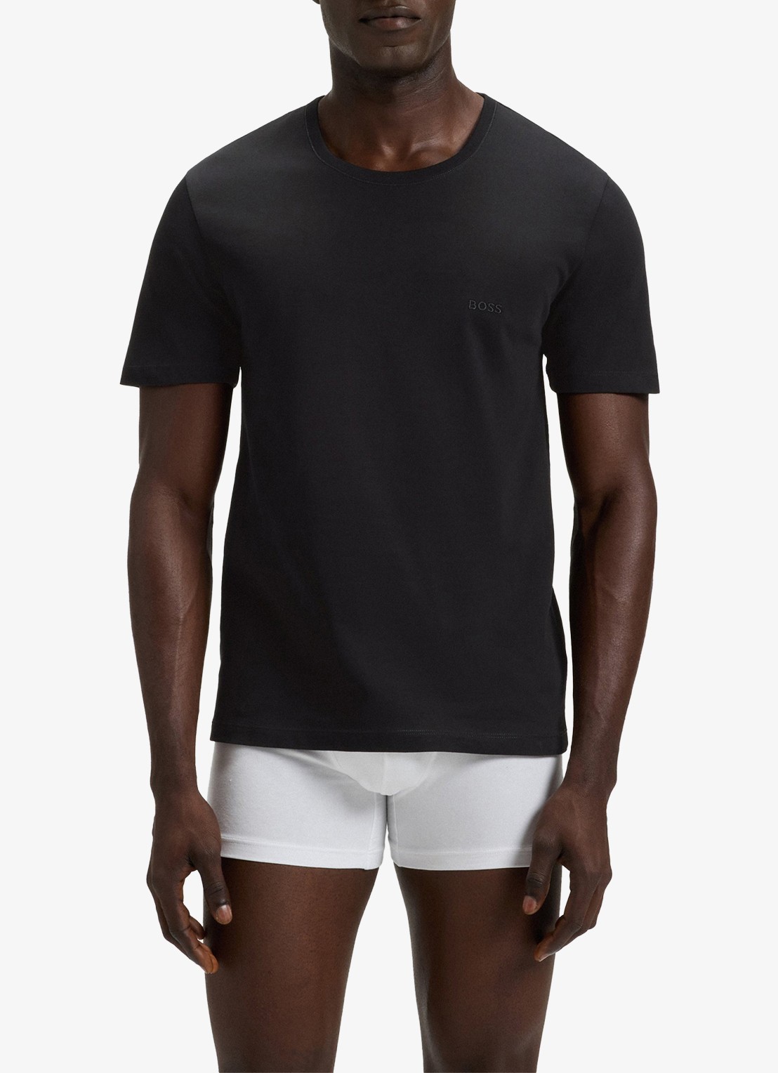 BOSS T-shirt met ronde hals in 3-pack - detail 3 grijsmele