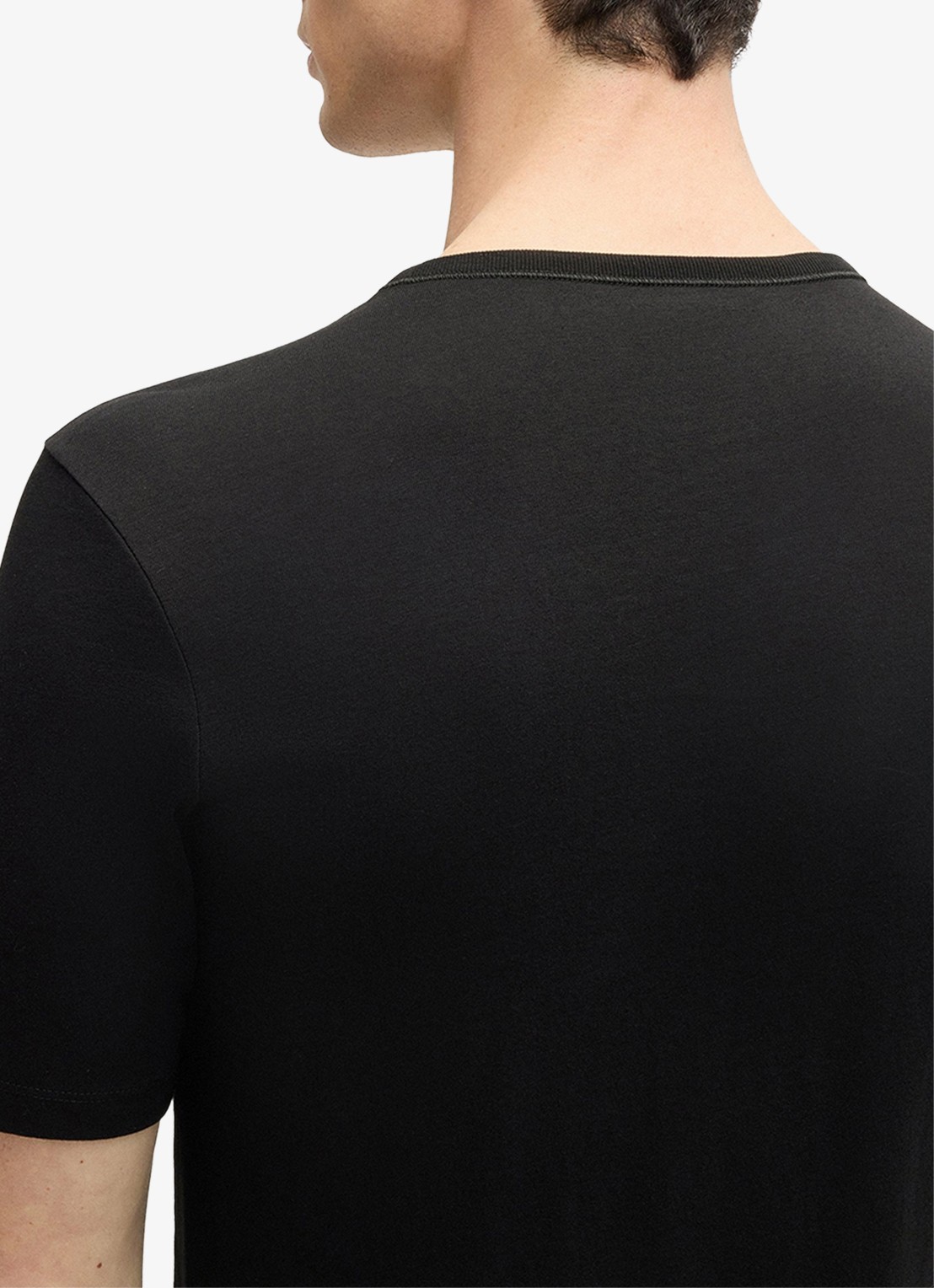 BOSS T-shirt met ronde hals in 3-pack - detail 3 zwart