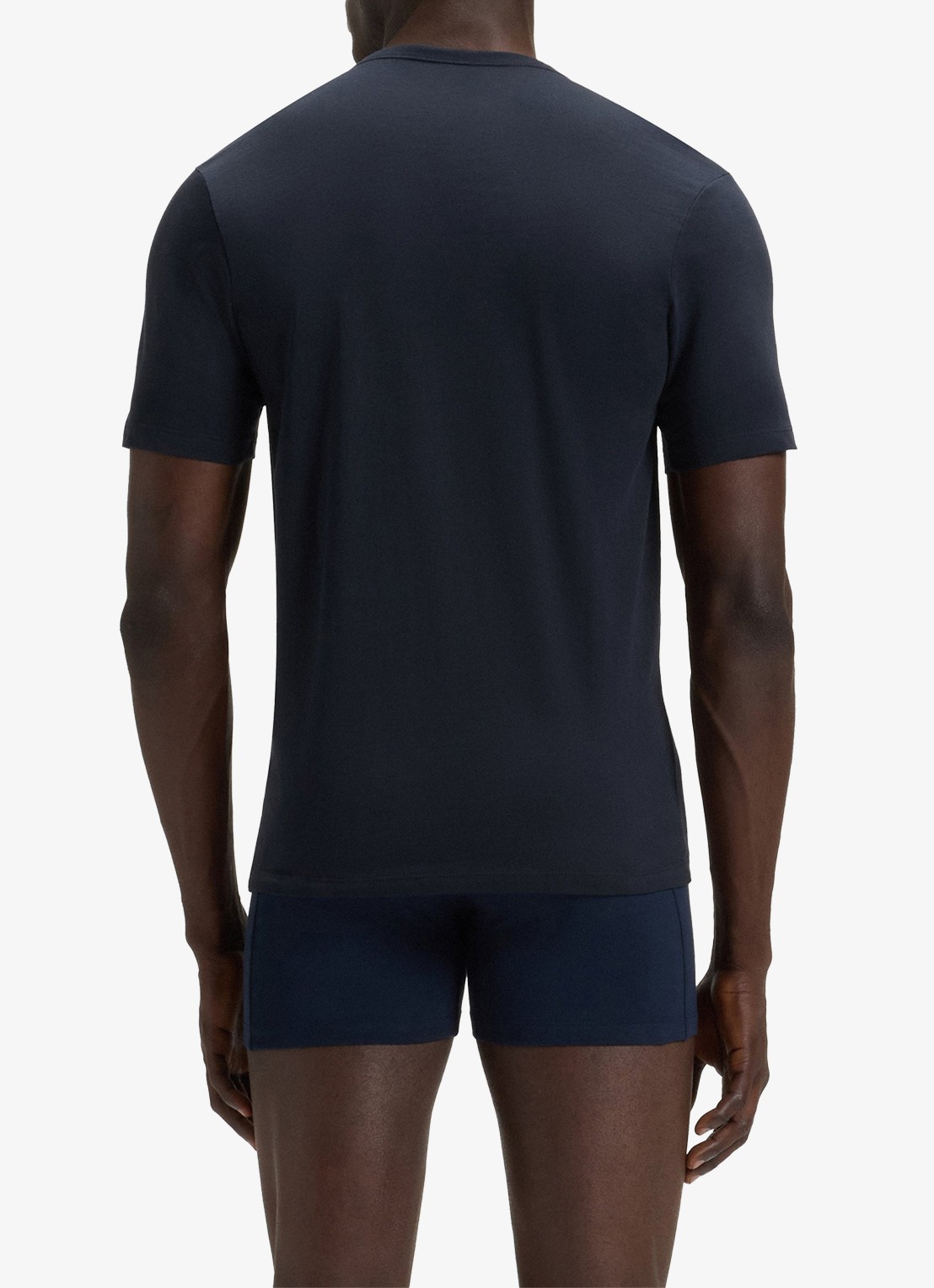 BOSS T-shirt met ronde hals in 3-pack - achterkant 5 antraciet