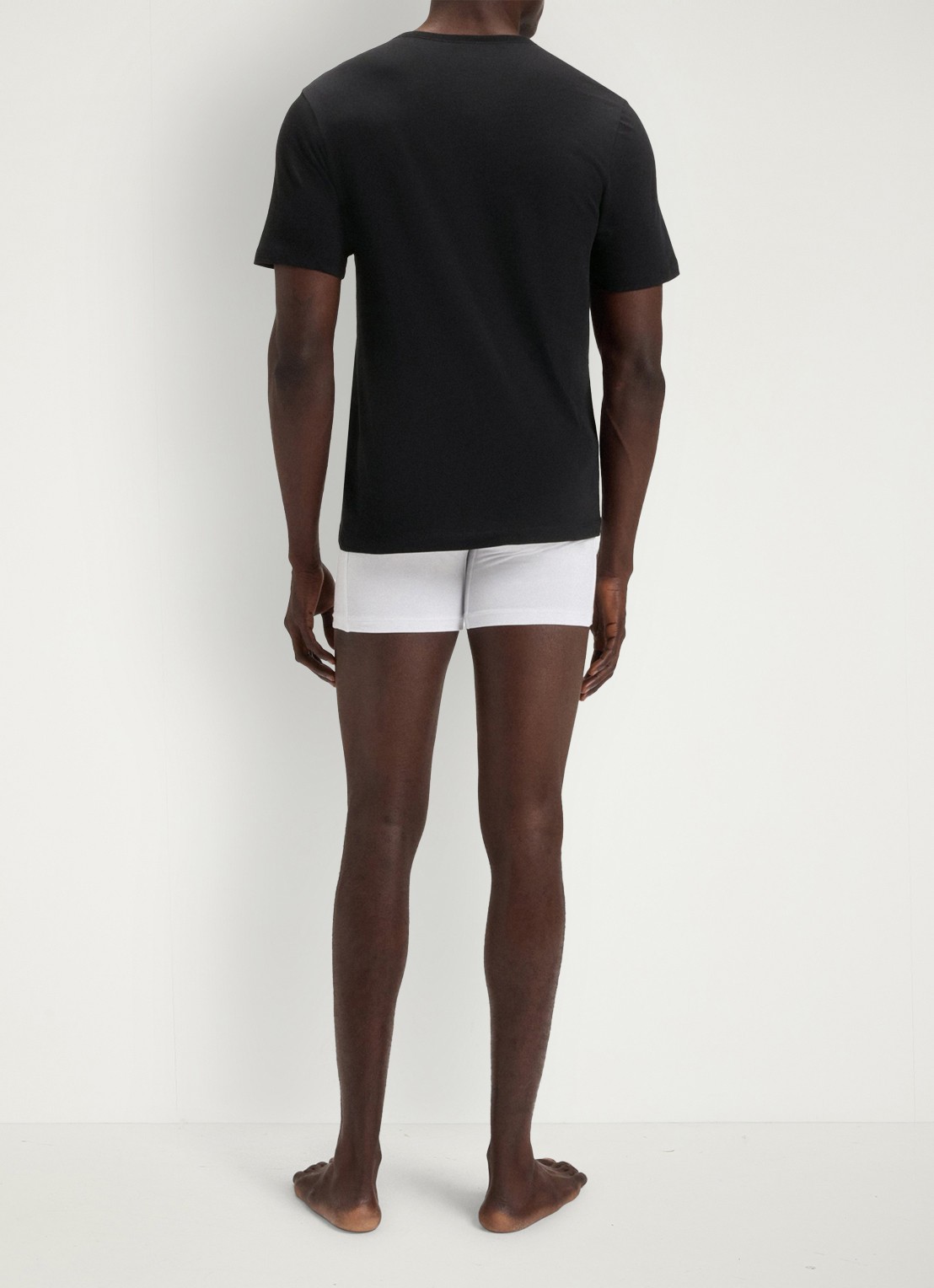 BOSS T-shirt met ronde hals in 3-pack - achterkant camel