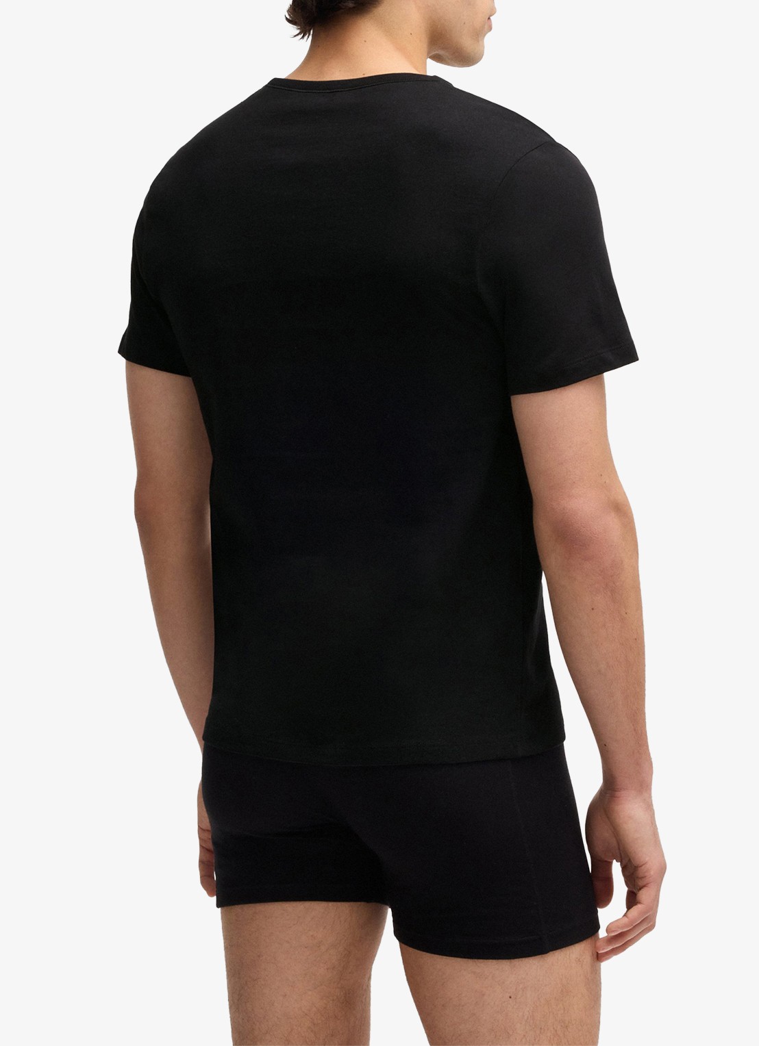 BOSS T-shirt met V-hals in 3-pack - achterkant grijsmele