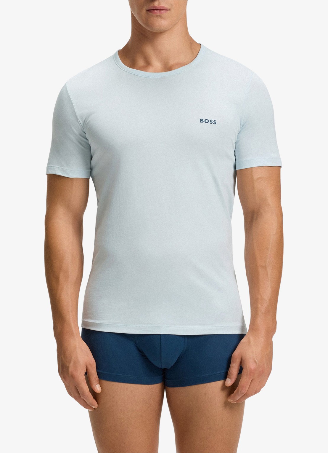 BOSS T-shirt van katoen in 3-pack - detail 5 zwart