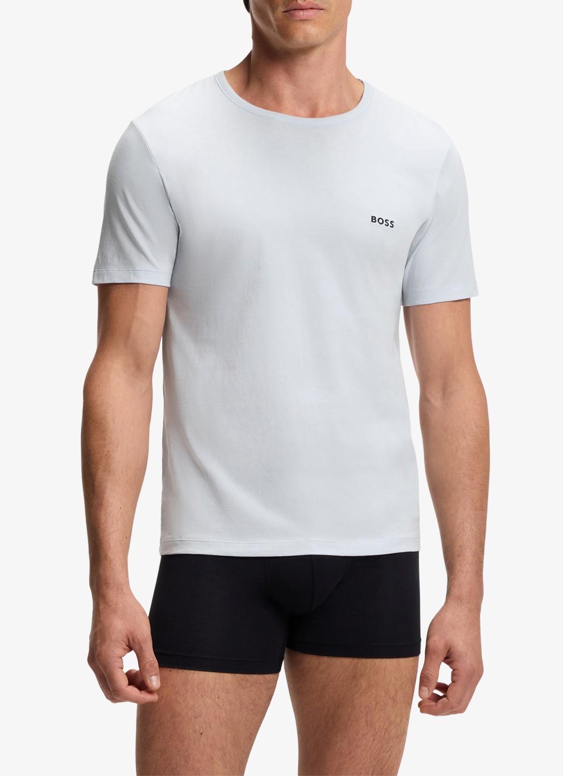 BOSS T-shirt van katoen in 3-pack - detail 4 donkerblauw