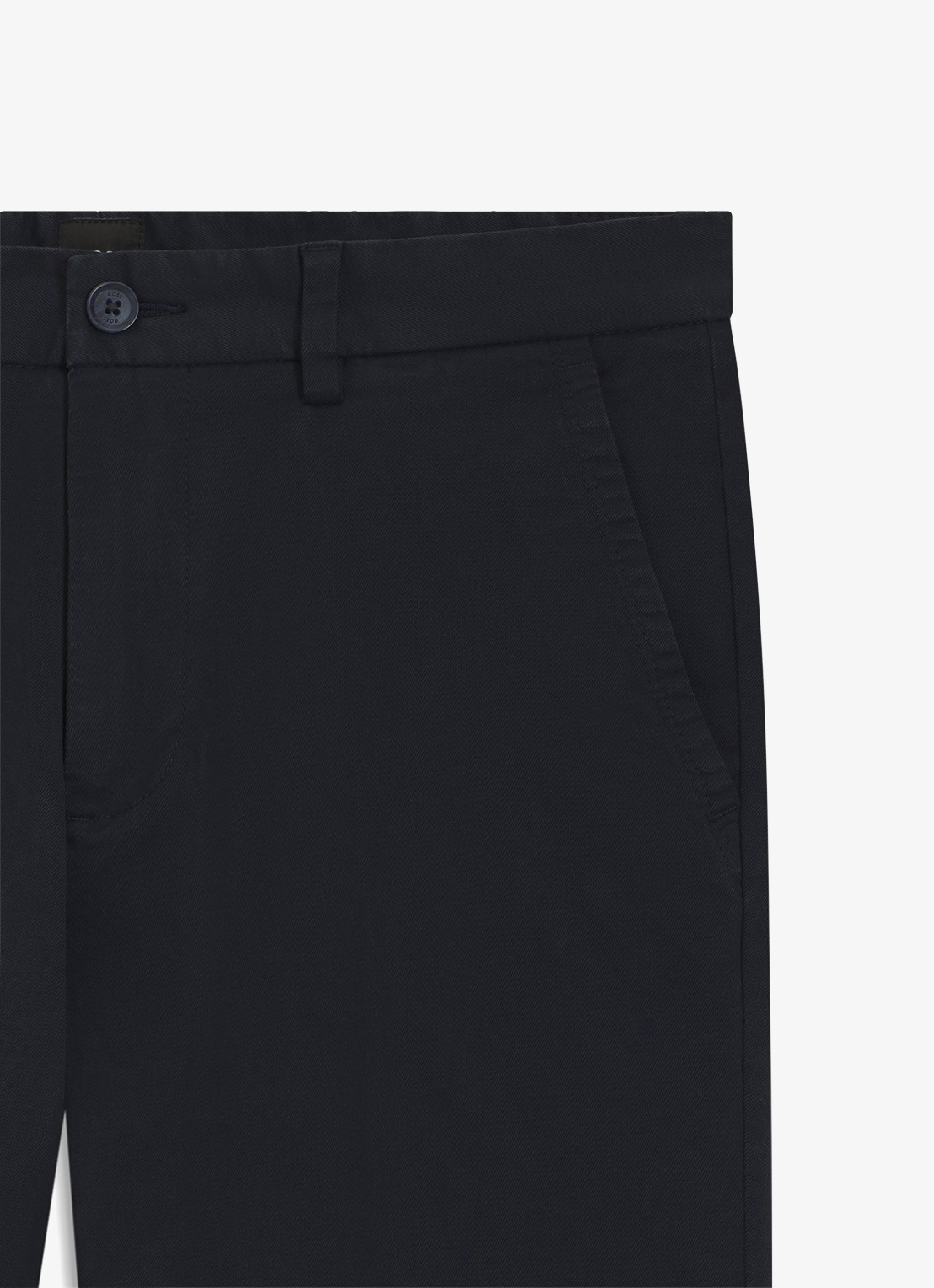 BOSS Tapered fit chino in katoenblend - detail 6 blauw
