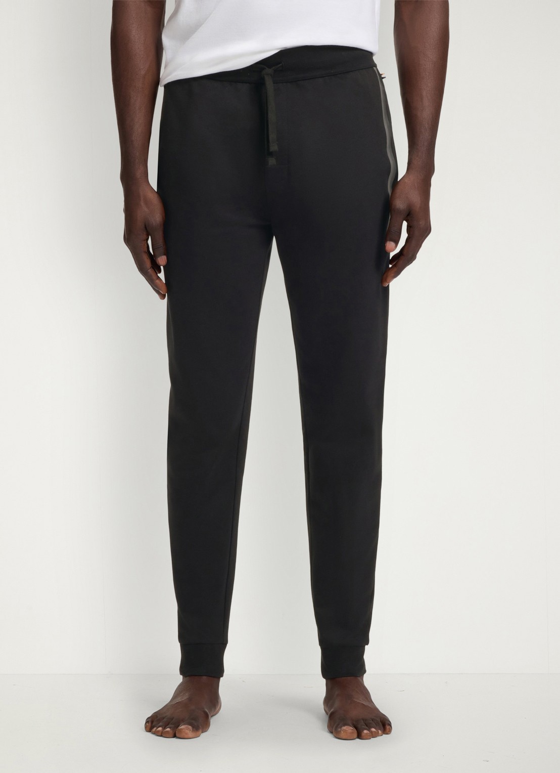 BOSS Tapered fit joggingbroek met logo  - detail 4 black-004 / zwart