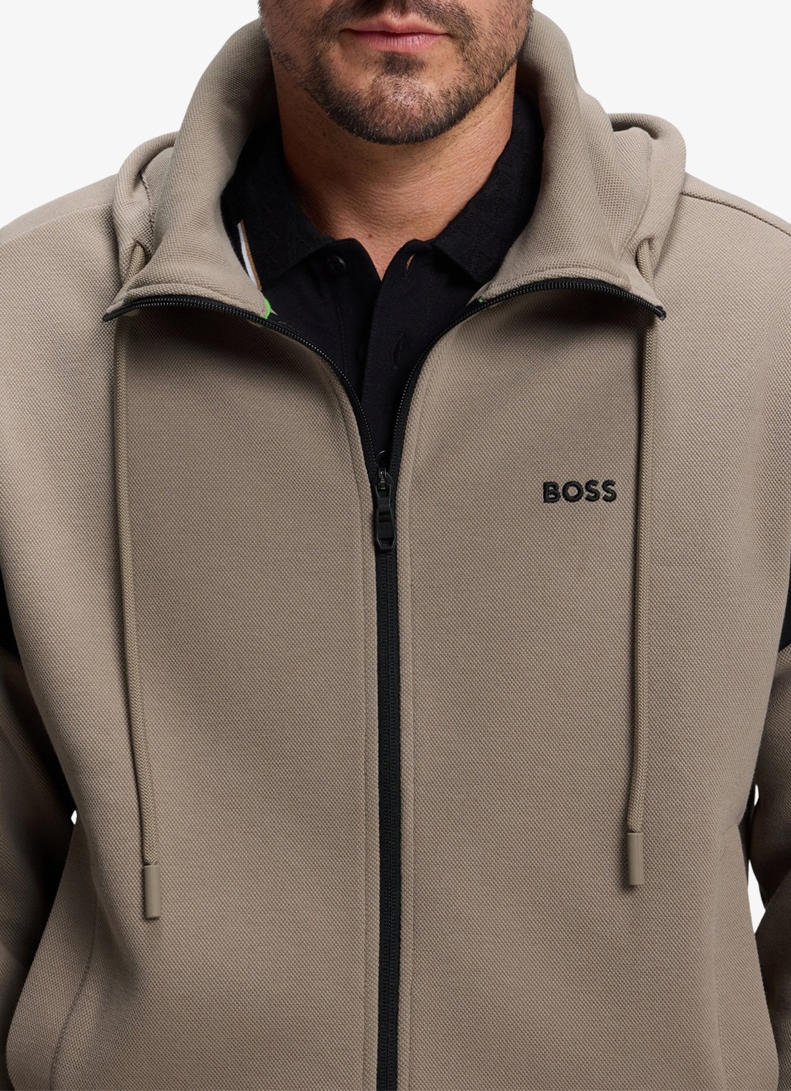 BOSS Tapered fit joggingbroek met logo - detail 5 light/pastel green-334