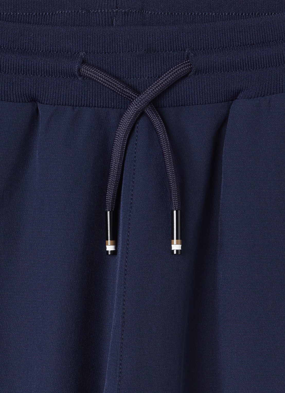 BOSS Tapered fit joggingbroek met steekzakken - detail donkerblauw