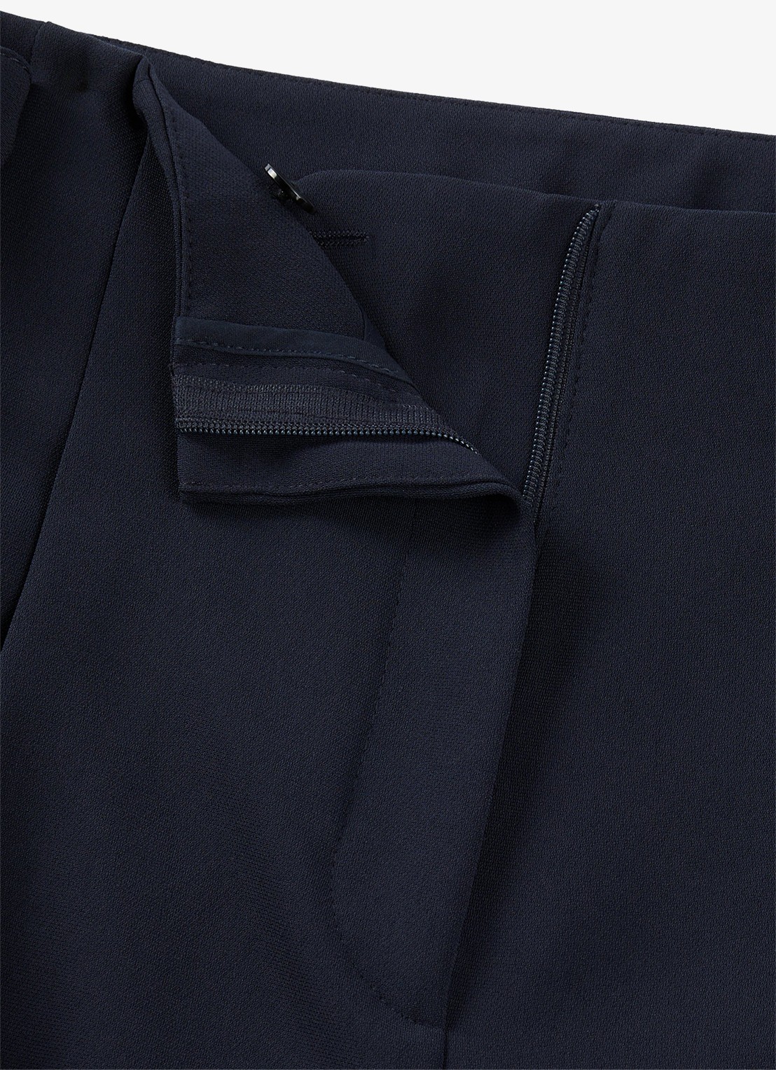 BOSS Tapiana high waist wide fit pantalon  - detail 6 donkerblauw