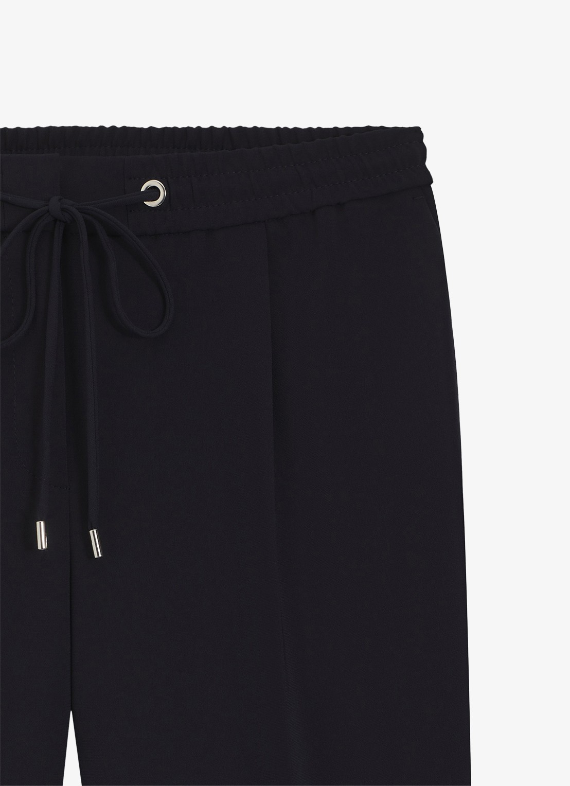BOSS Tariyanah mid waist slim fit pantalon met stretch - detail 3 blauw