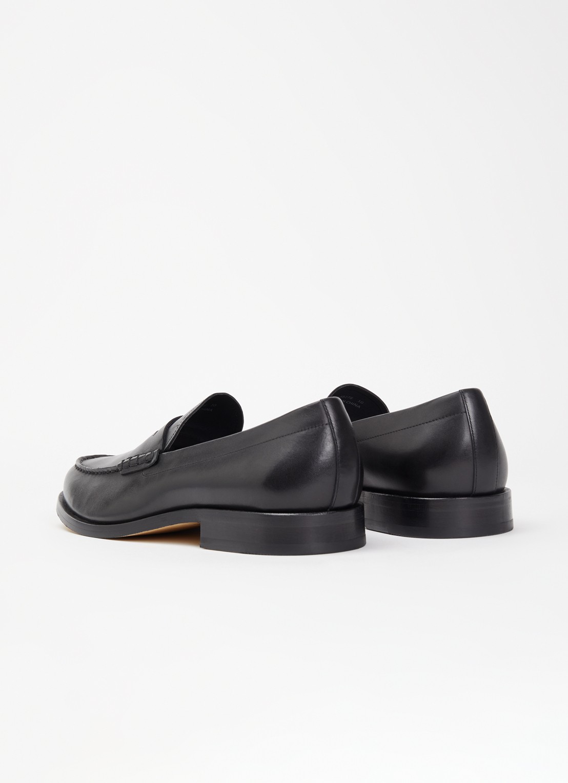 BOSS Tayil loafer van leer - achterkant 4 zwart