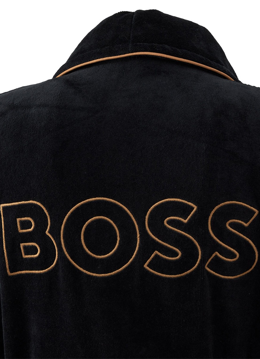 BOSS Tiago badjas van katoen - detail 3 beige