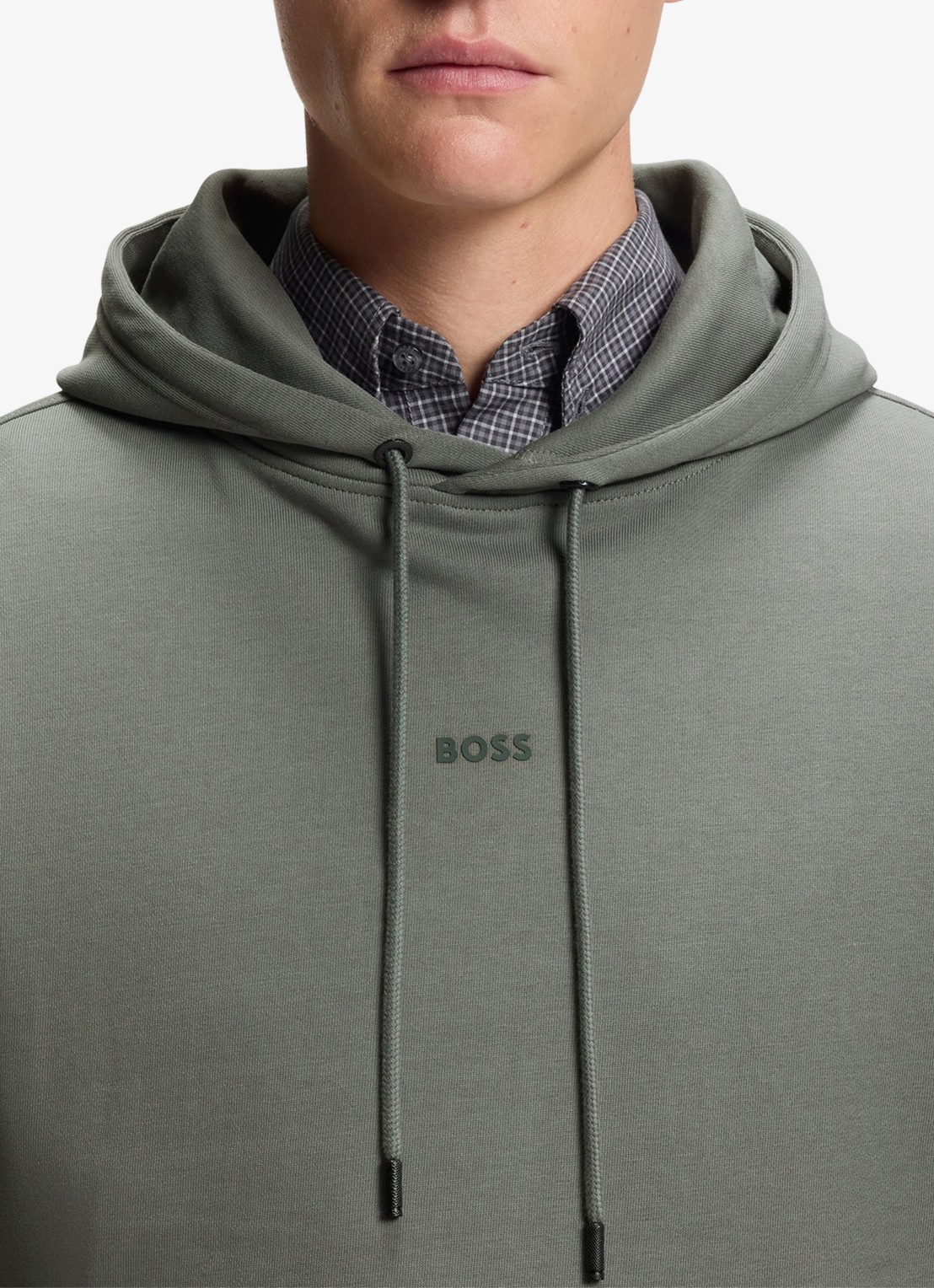 BOSS Trainingspak met steekzakken en logo - detail 3 donkergrijs