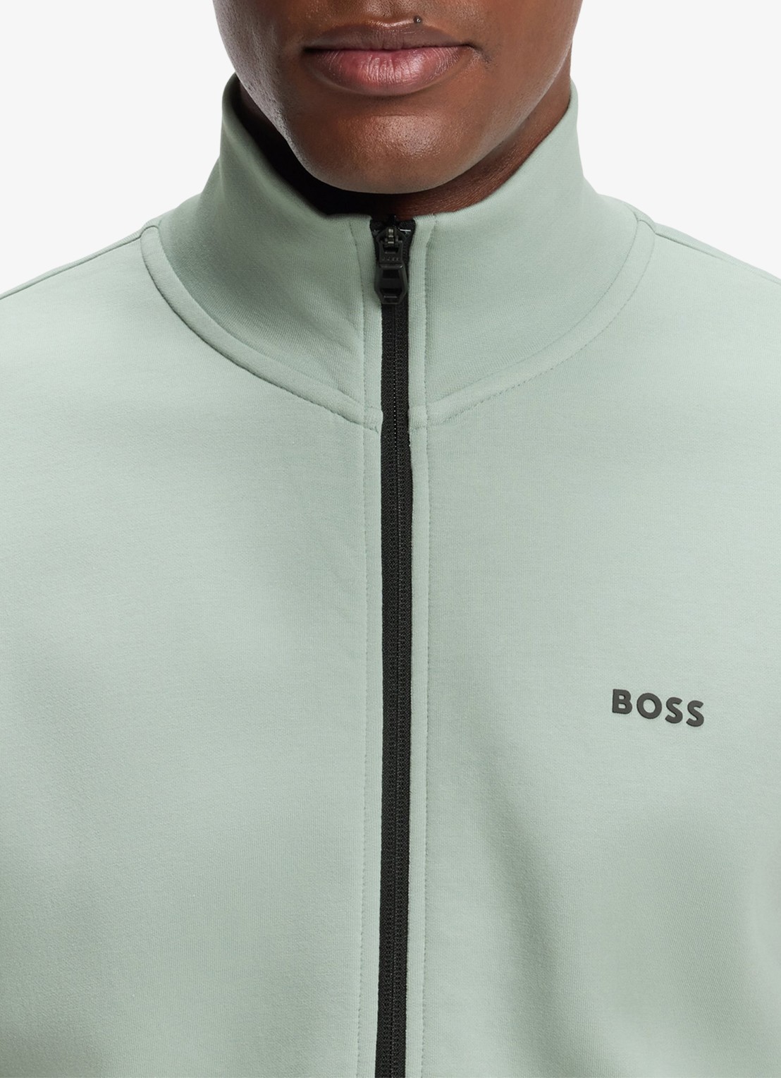 BOSS Trainingspak met steekzakken en logo - detail 6 lichtgroen