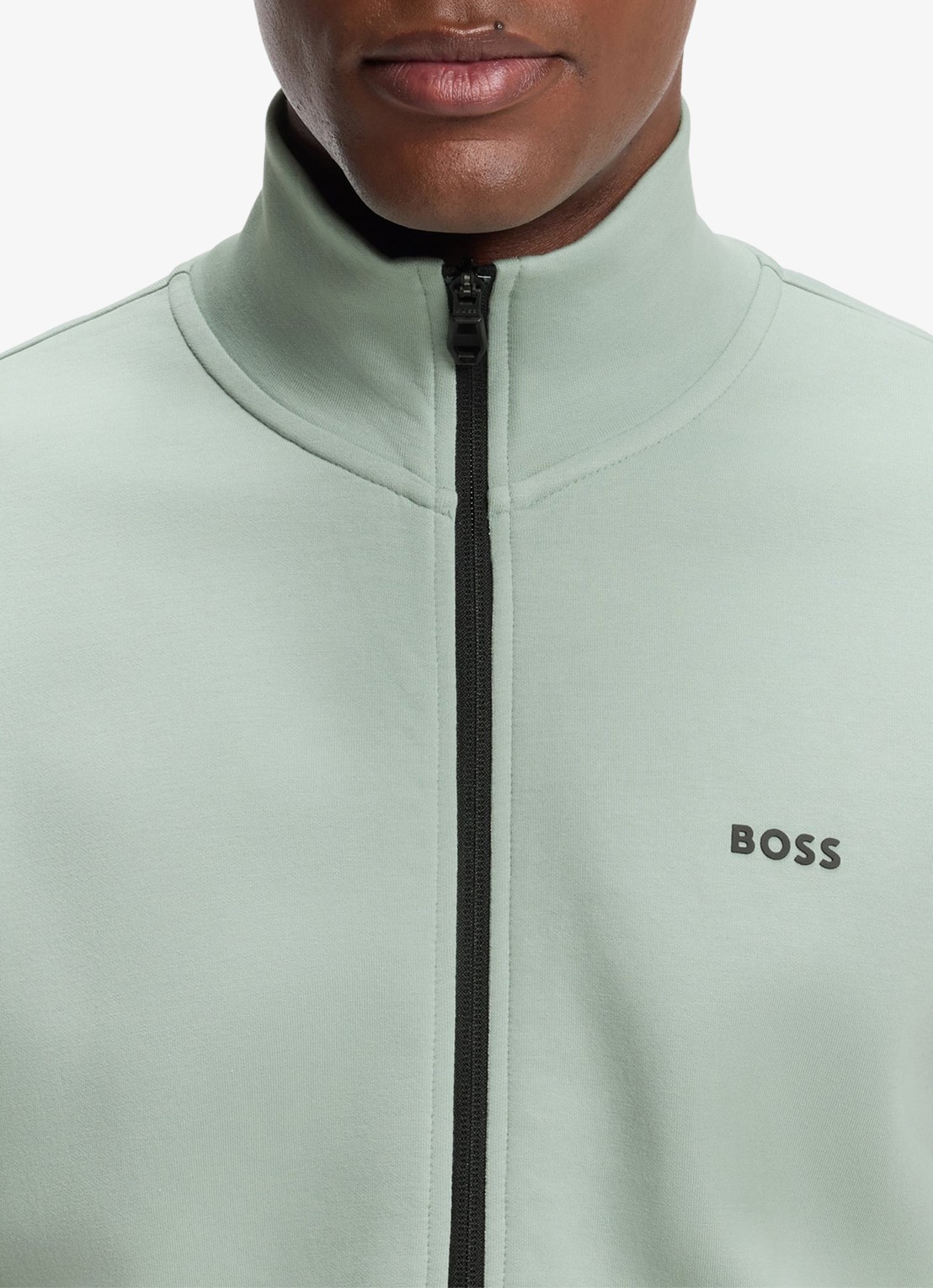 BOSS Trainingspak met steekzakken en logo - detail 8 lichtgroen
