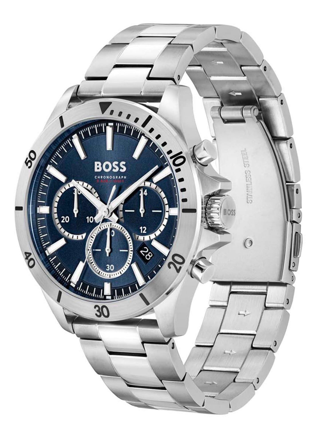 BOSS Troper horloge HB1514069  - detail 3 zilver