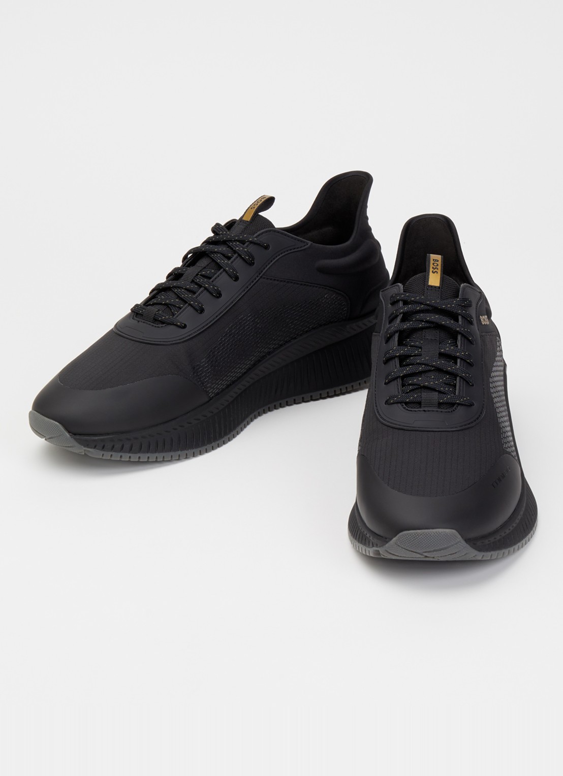 BOSS TTNM Evo Runn sneaker met mesh - detail 2 zwart