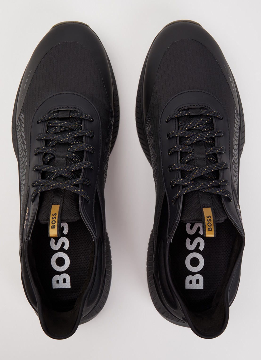 BOSS TTNM Evo Runn sneaker met mesh - detail 3 zwart
